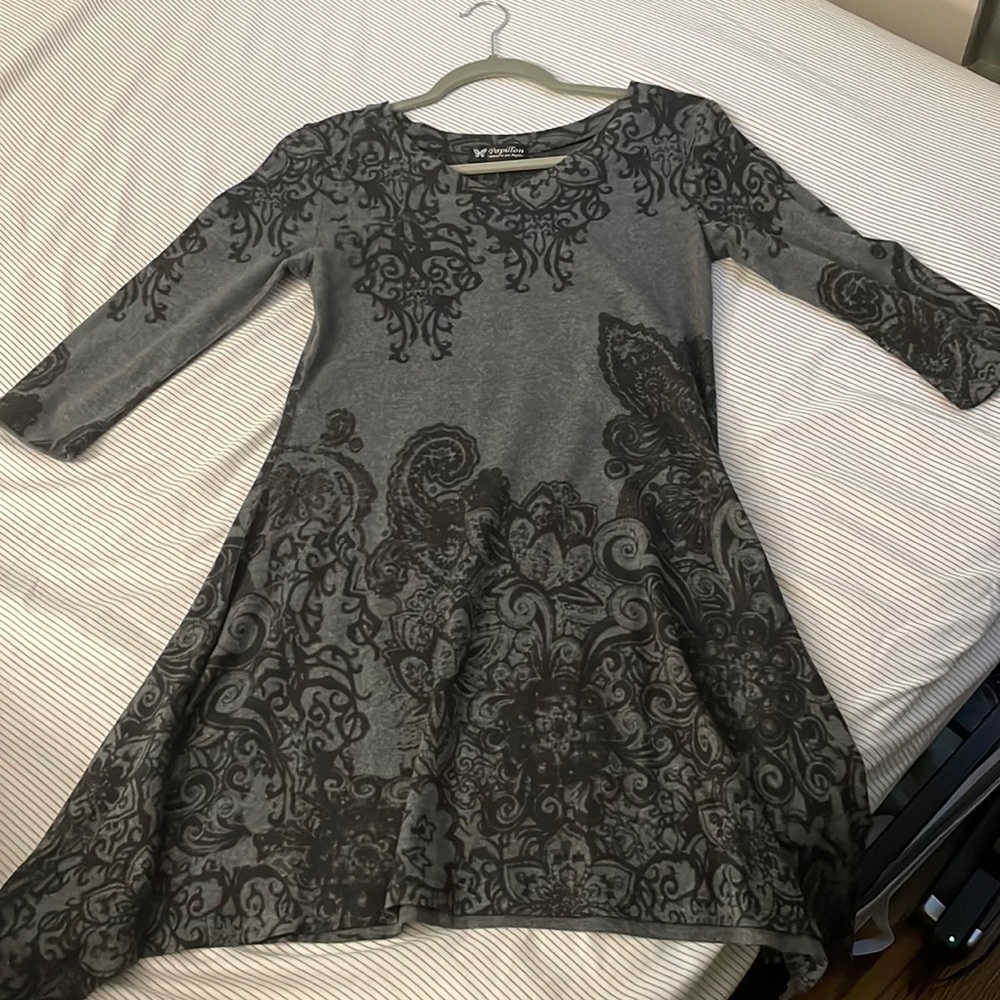 SOLD - Grey and black dress